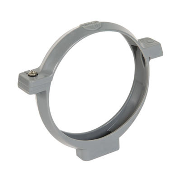 Collier à bride pour fixation canalisation PVC - Nicoll - Diamètre 100 mm