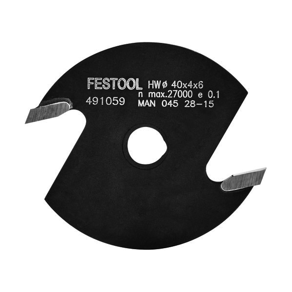 Disque à rainurer à plaquette HW dimensions 40 x 4 mm Festool 491059
