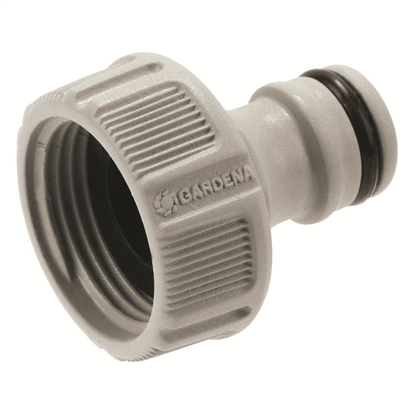 Raccord nez de robinet multi-filetage Fitt - 20 x 27 mm 15 x 21 mm - Plastique noir