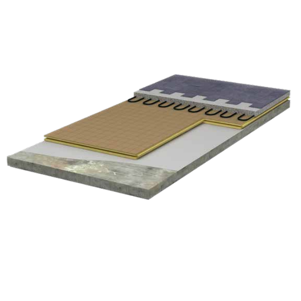 Panneau isolant sous chape - Chape TG - R 3,70 m².K/W - 1,20 M x 1,00 M - ép.81 MM