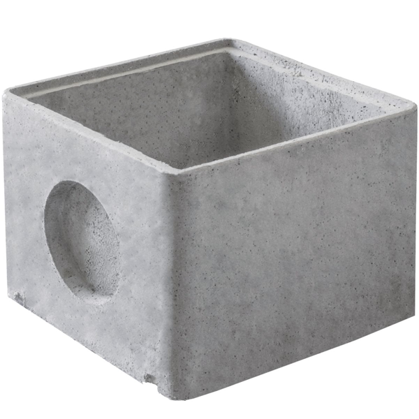 Rehausse à emboîtement RH30h33 pour regard d'eaux pluviales RC30 en béton - dimensions int. 30 x 30 x 33 CM