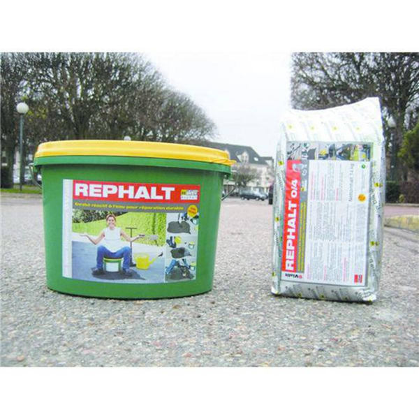 ENROBE REPHALT 0/4 REACTIF A L'EAU SANS SOLVANT EN SEAU DE 25 KG