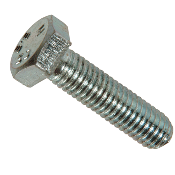 Vis métaux tête hexagonale filetage total acier zingué-bleu 8.8 DIN 933 M8x120mm - Boîte de 100