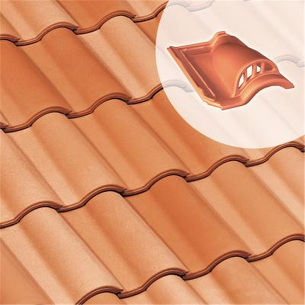 Tuile chatière grillagée Gallo Romane (GL111) - ouverture 21 cm² - Tons variés atlantique