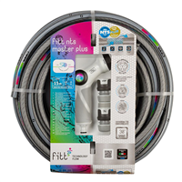 Tuyau arrosage professionnel NTS Master Plus avec accessoires Ø 15 mm - 20 mètres - Gris