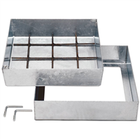 REGARD MIM GALVANISE 500X500 A PAVER TSGP50.100