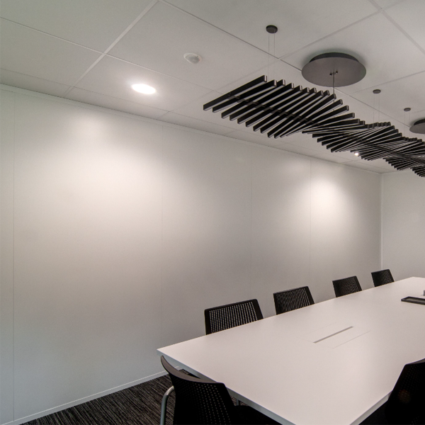 Lisse mur/plafond KTY T1LIS avec mousse isophonique collée - aluminium blanc - longueur 3,00 M