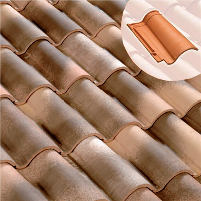 Tuile Double Canal Languedoc (DCL) terre cuite Terreal - Castelviel