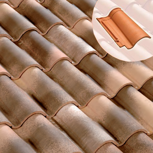 Tuile Double Canal Languedoc (DCL) terre cuite Terreal - Castelviel