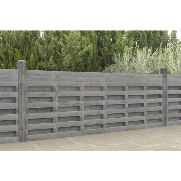 Chapeau pour poteau multi-angles Toscana - Anthracite - Diamètre 28 cm - Hauteur 4 cm