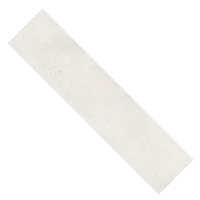 Plinthe en grès émaillé effet pierre Edilis Salvador - 45,0 CM x 8,0 CM - ép. 8,5 MM - Blanc