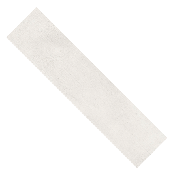 Plinthe en grès émaillé effet pierre Edilis Salvador - 45,0 CM x 8,0 CM - ép. 8,5 MM - Blanc