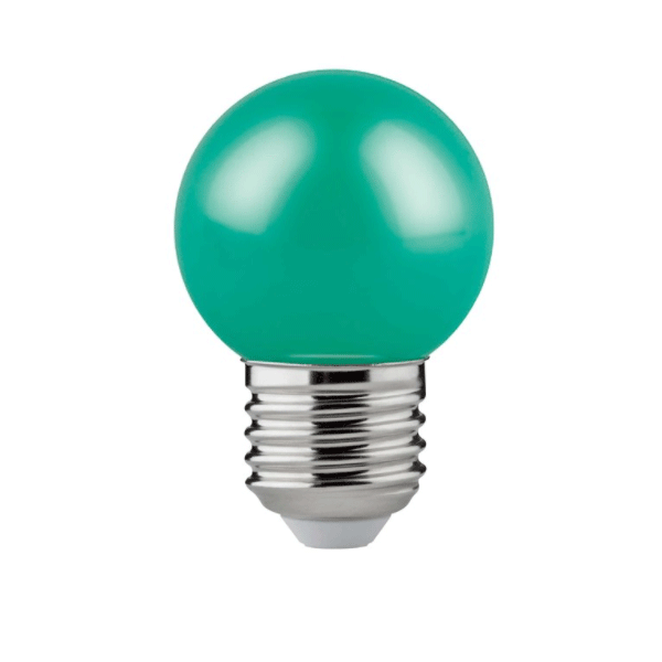 Ampoule couleur verte Sylvania ToLEDo Deco sphère 1 W 28 lm culot E27