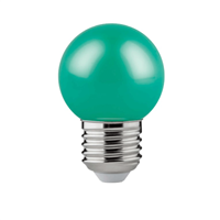 Ampoule LED sphère verte Sylvania Deco pour guirlande - 1 W 28 lumens culot E27