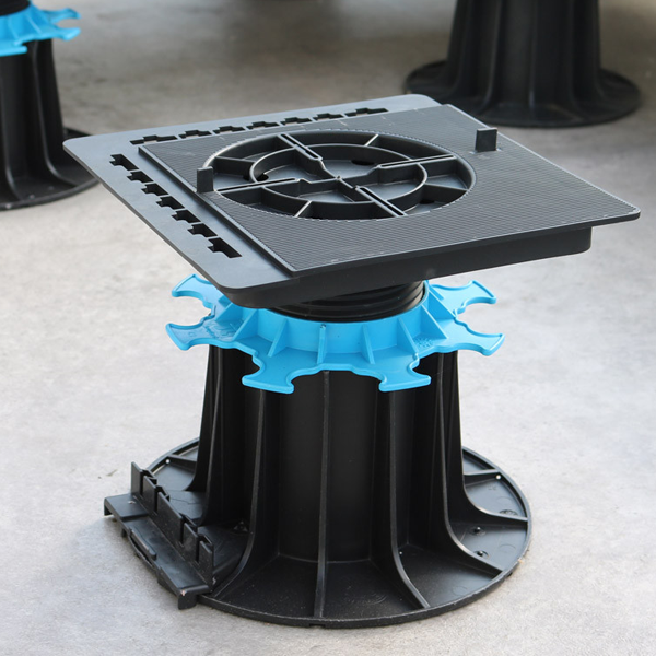 Plaque à dalle Jouplast pour plot de terrasse Essentiel - 206x206 mm - Ép. 13 mm