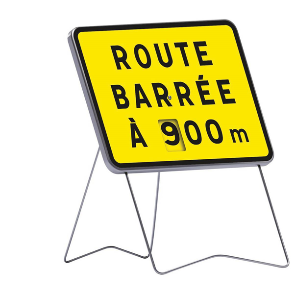KC1 T1 ROUTE BARREE A .00M (AVEC DISQUE A CHIFFRES)