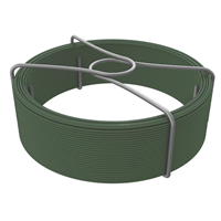 Fil d'attache pour grillage souple en acier galvanisé plastifié vert RAL6005 - Diamètre 1,5 MM - Longueur 50,00 M
