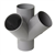 CULOTTE EQUERRE FF 45' D.125