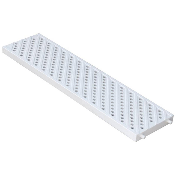 GRILLE PIET/PISC PVC 130X500 BLANCHE