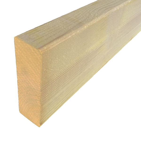 Bois d'ossature abouté en sapin-épicea massif - traité classe 2 - 120 MM x 45 MM - longueur 8,00 M