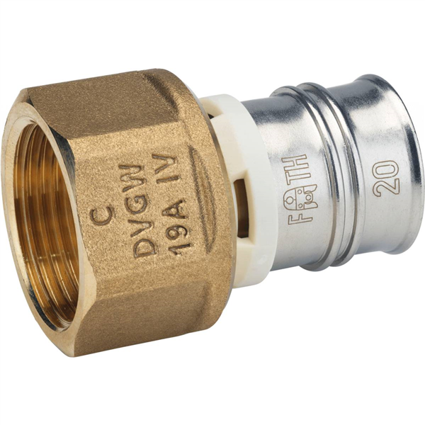Femelle fixe 1/2"-20 Laiton sans plomb Pour système multicouche XS *8292077201*