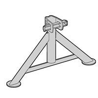 Pied fixe pour échafaudage Vito 49 Altrad - hauteur 300 mm