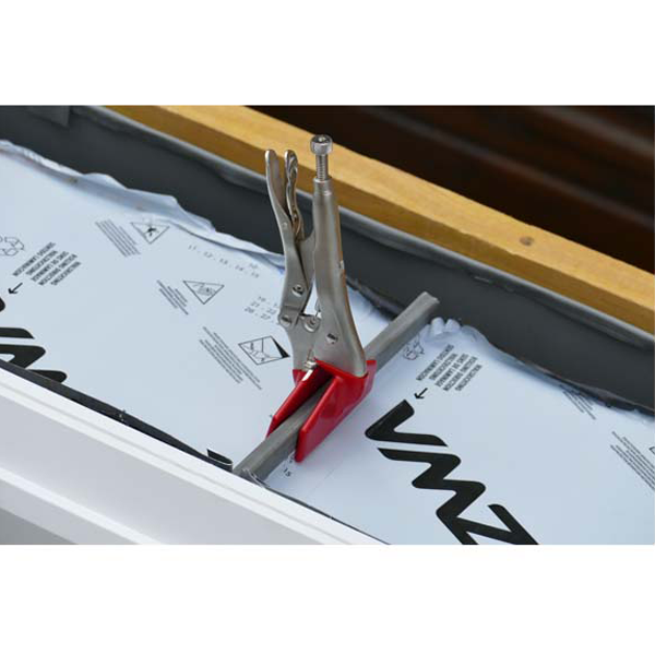 Pince étau à mors protégés pour bacs joint debout - Jouanel - Ouverture max 40 mm - Largeur 100 mm