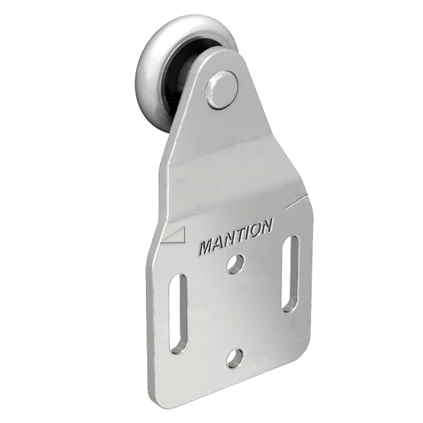 Monture fixation sur plat Mantion Tubel 0040-A pour panneau de porte de placard - 40 kg max