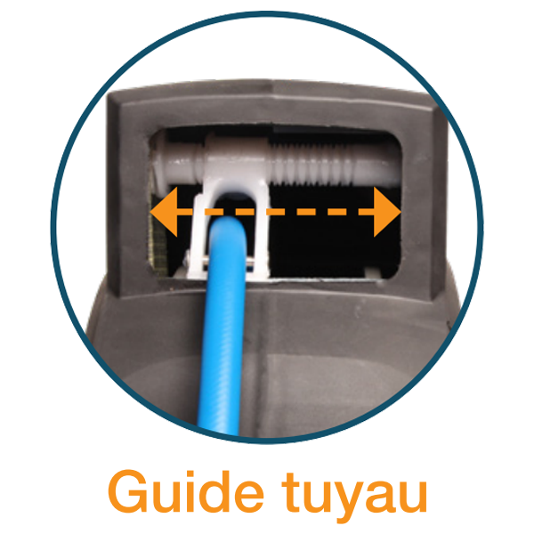 Enrouleur automatique air comprimé Lacmé carter fermé longueur 20 mètres 5/16"