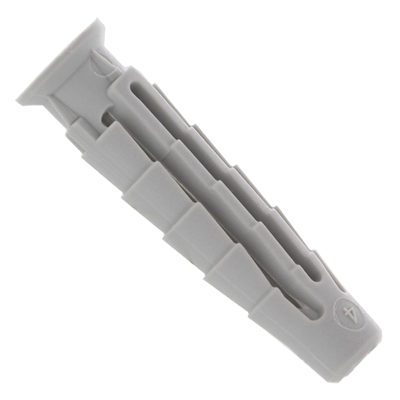 Cheville nylon Pro6 Spit sans vis pour matériaux pleins et creux - 12 x 60 mm - Boîte de 25