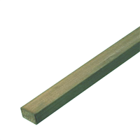 Lambourde pour terrasse en Pin du Nord rabotée C18 - Traité Classe 4 Vert - 45 MM x 70 MM - Long. 3,00 M