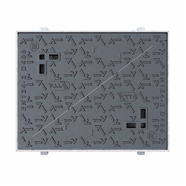 CADRE + TAMPON L1C D400 SS  AVEC LOGO TELECOM