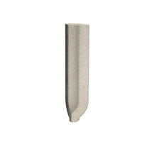 Angle rentrant de plinthe à gorge pour carrelage intérieur effet métal Granit - 8,0 CM x 2,3 CM - Tunis