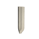 Angle rentrant de plinthe à gorge pour carrelage intérieur effet métal Granit - 8,0 CM x 2,3 CM - Tunis