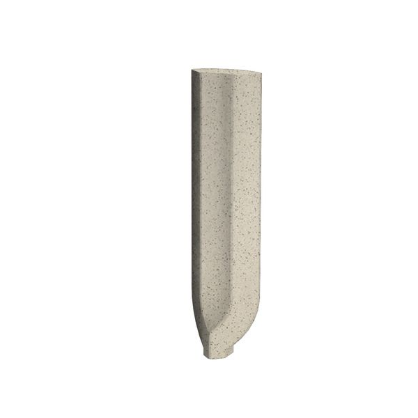Angle rentrant de plinthe à gorge pour carrelage intérieur effet métal Granit - 8,0 CM x 2,3 CM - Tunis