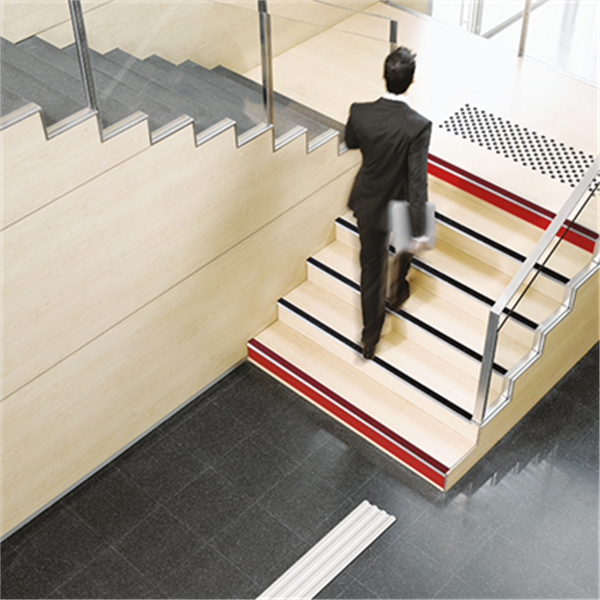 Bande de signalisation adhésive pour contremarche - Dinac CMA -  -  x