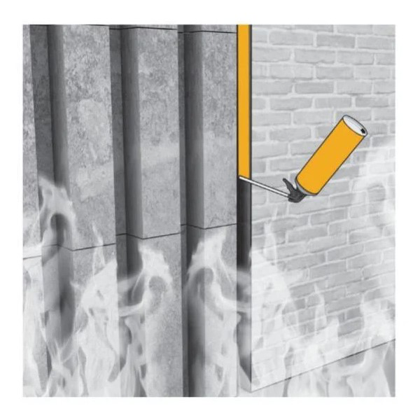 Mousse polyuréthane expansive classée au feu E1240 - Sika Boom 400 Fire -  Aérosol 750 ml