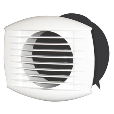 Bouche d'extraction autoréglable pour VMC - Sanitaire et cloison -  diamètre 80 mm