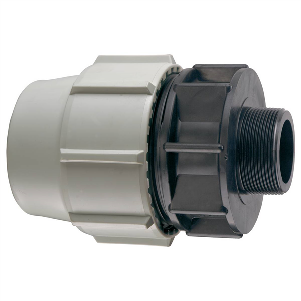 Raccord mâle série 7 à compression - ⌀ 25 mm x 1"