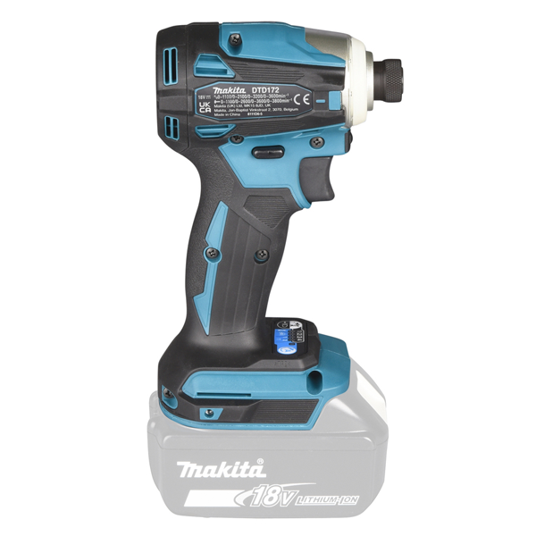 Visseuse à chocs LXT Makita DTD172ZJ - 18 V Li-ion 180 Nm en coffret Makpac - sans batterie