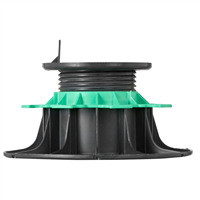 Plot réglable pour terrasse en bois sur lambourdes - Essentiel Jouplast - Hauteur réglable de 80 à 140 MM