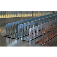 Bande pare gravier galva pour toiture terrasse végétalisée - Knipping - Haut. 105,00 MM - Long. 2,00 M