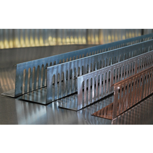 Bande pare gravier galva pour toiture terrasse végétalisée - Knipping - Haut. 105,00 MM - Long. 2,00 M