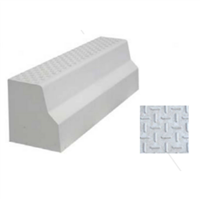 RACCORD T2/QUAI-BUS (DROITE) 1 ML - BETON BLANC