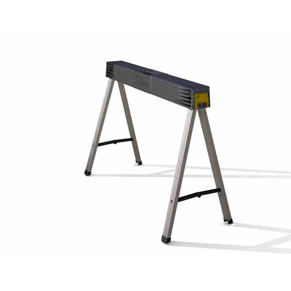 2 tréteaux pliables capacité 350 kg lot de 2 pièces