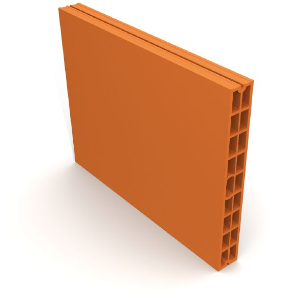 Brique de cloison Biobric Carrobric - R = 0,27 m².K/W - 666 MM x 500 MM - ép. 68,0 MM