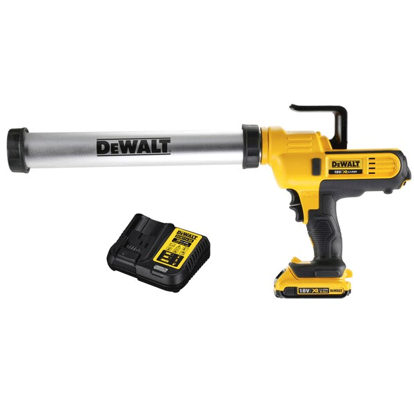 Pistolet à mastic XR 18V 2AH Li-Ion – cartouche 310 mL et sachet 600 mL – 1 batterie - Dewalt