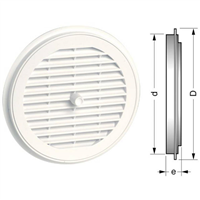GRILLE MAC.RONDE DEM.A FERM. 200 MOUS.SCH