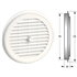 GRILLE MAC.RONDE DEM.A FERM. 200 MOUS.SCH