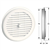 GRILLE MAC.RONDE DEM.A FERM. 200 MOUS.SCH
